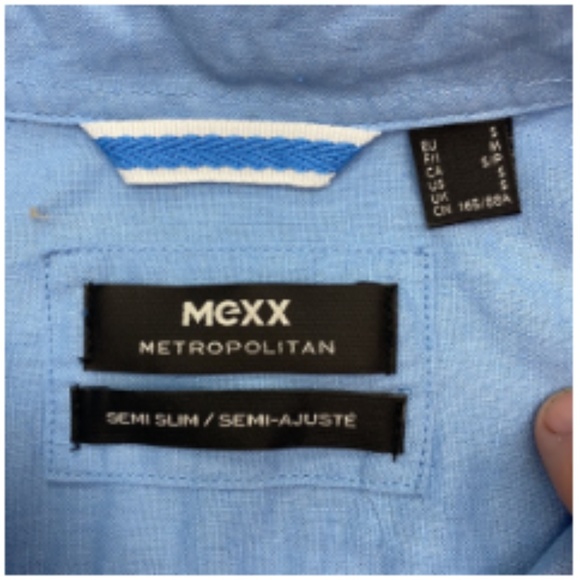 Mexx BLU Cotton/Linen Button Down, S   Winter Sale - Picture 10 of 13